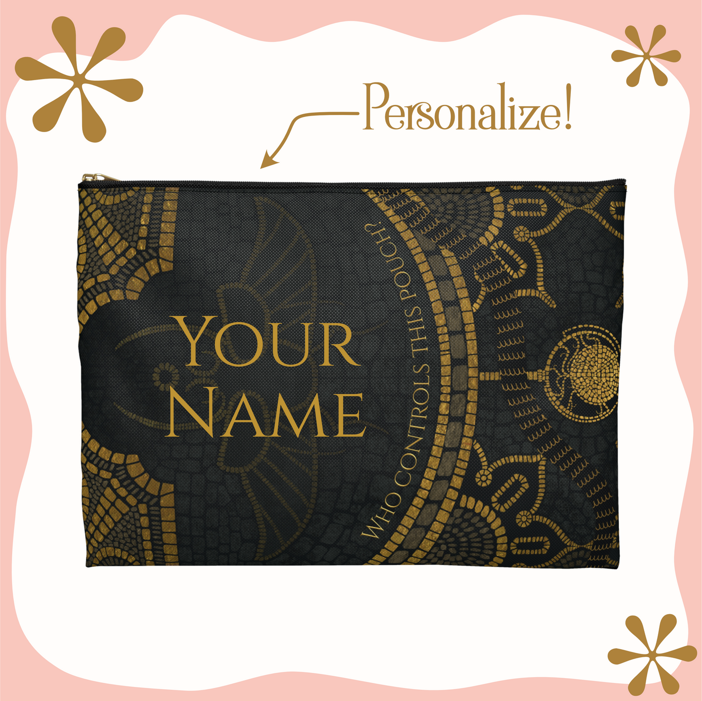 Personalized Dark Queen Pouch - made for you