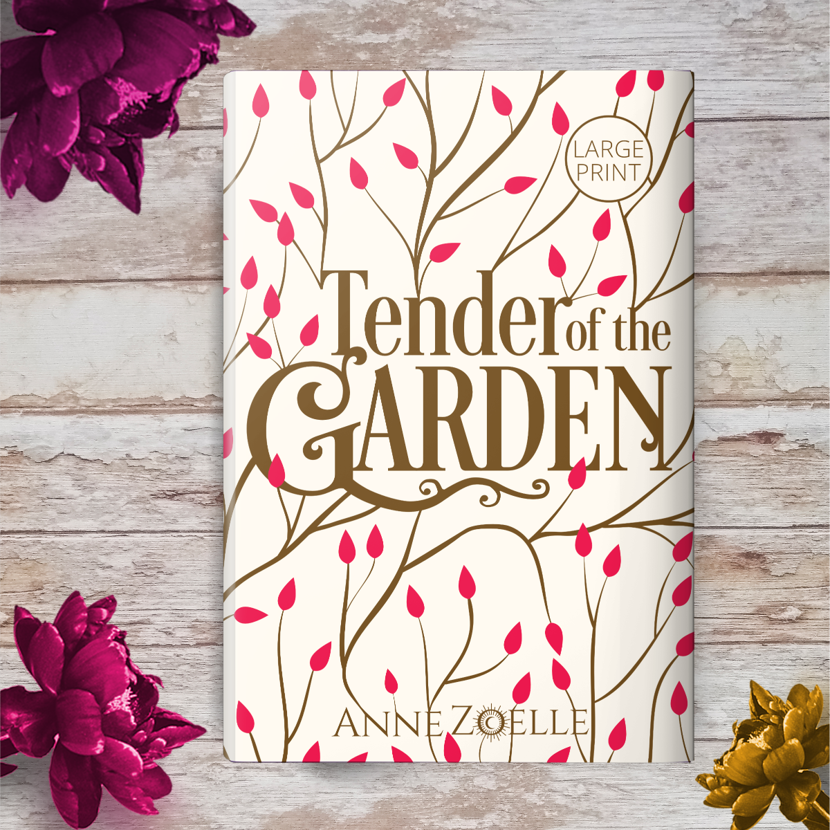 Tender of the Garden image of Large Print Book.